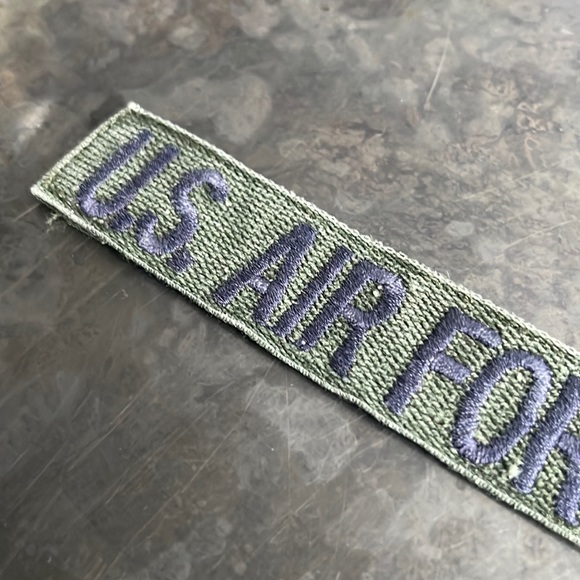 U.S. AIR FORCE embroidered tape patch - Vintage - Picture 6 of 10
